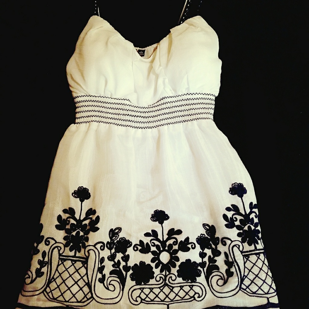 Floral Strap Tank Top